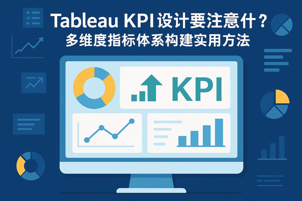 Tableau KPI设计要注意什么？多维度指标体系构建实用方法